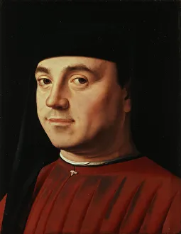 Antonello Da Messina Ca 1430 1479 Prints: Portrait of a man. Artist: Antonello da Messina (ca 1430-1479)