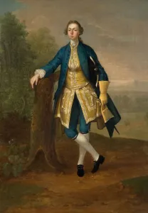 Portrait Of A Man In Blue, 1785. Creator: Arthur Devis