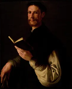 Mannerism Prints: Portrait of a Man with a Book, 1540-1541
