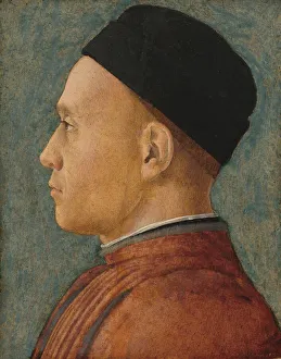 Portrait of a Man, c. 1470. Creator: Andrea Mantegna