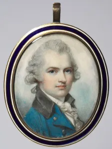 Late 18th Century Prints: Portrait of a Man, c. 1790. Creator: Richard Cosway (British, 1742-1821)