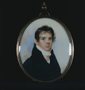 John Wesley Jarvis Prints: Portrait of a Man, c. 1810. Creator: John Wesley Jarvis (American, 1781-1840)