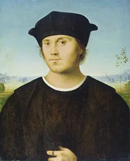 Blue Sky Prints: Portrait of a Man, c1505-1506. Creator: Amico Aspertini