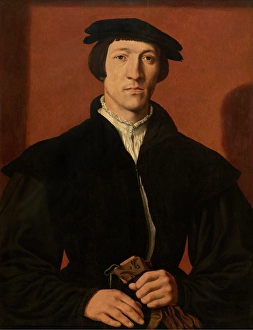 Money Bag Prints: Portrait of a Man, c1530-1560s. Creator: Jan Cornelisz Vermeyen