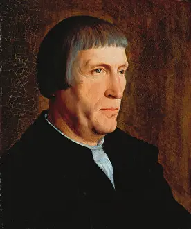 Fringe Prints: Portrait of a Man, c1530. Creator: Jan van Scorel