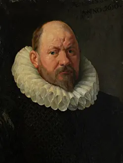 Neck Ruff Prints: Portrait of a Man, c1610-1620. Creator: Flemish Master