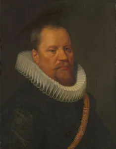 Vice Admiral Prints: Portrait of a Man, c.1615-c.1620. Creator: Unknown