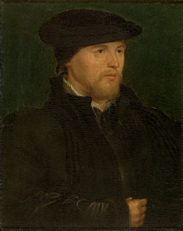 Holbein Hans Prints: Portrait of a Man, c1720-1740. Creator: Hans Holbein the Younger