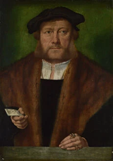 Bruyn Gallery: Portrait of a man, ca 1533-1534. Artist: Bruyn, Bartholomaeus (Barthel), the Elder (1493-1555)