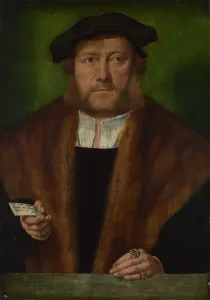 Portrait of a man, ca 1533-1534. Artist: Bruyn, Bartholomaeus (Barthel), the Elder (1493-1555) Portrait of a man, ca 1533-1534. Artist: Bruyn, Bartholomaeus (Barthel), the Elder (1493-1555)