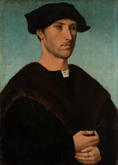 Carnation Prints: Portrait of a Man with Carnation, c1515. Creator: Dutch Master