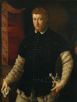 Salviati Prints: Portrait of a Man. Creator: Francesco Salviati
