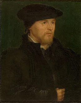 Fine Prints: Portrait of a Man. Creator: Holbein, Hans, the Younger (1497-1543)