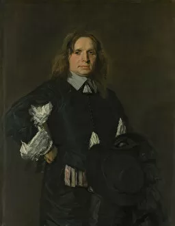 Hals Gallery: Portrait of a Man, early 1650s. Creator: Frans Hals