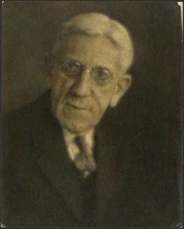Pictorialism Prints: Portrait of a Man with Glasses, 1907-1943. Creator: Louis Fleckenstein