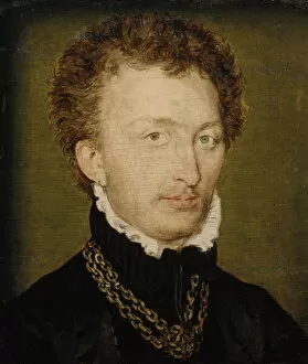 Gold Chain Gallery: Portrait of a Man with a Gold Chain. Creator: Corneille de Lyon