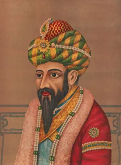 Portrait of a Man with a Jeweled Turban, 1880s. Creator: Unknown Portrait of a Man with a Jeweled Turban, 1880s. Creator: Unknown