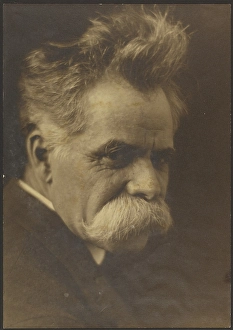 Portrait of a Man with Large Moustache, 1907-1943. Creator: Louis Fleckenstein