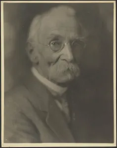 Portrait of a Man with Long Moustache, 1907-1943. Creator: Louis Fleckenstein