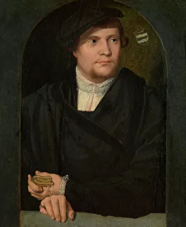 Bartholomäus Bruyn Prints: Portrait of a Man, mid-16th century. Creator: Bartholomaeus Bruyn the Elder