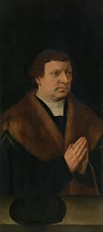 Devout Prints: Portrait of a Man, mid-16th century. Creator: Bartholomaeus Bruyn the Elder