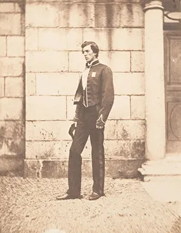 Ross Hartio Prints: Portrait of a Man in Military Regalia, ca. 1859. Creator: Horatio Ross