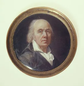 Greuse Jean Baptiste Prints: Portrait of man with an open collar, c1795. Creator: Ecole Francaise