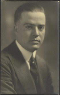 Pictorialism Prints: Portrait of a Man with Pearl Tie Pin, 1907-1943. Creator: Louis Fleckenstein