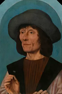 Carnation Gallery: Portrait of a Man with a Pink, 1500 / 10. Creator: Quentin Metsys I