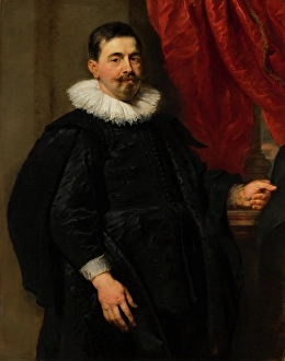 Rubens Sir Peter Paul Prints: Portrait of a Man, possibly Peter van Hecke (1591-1645). Creator: Peter Paul Rubens