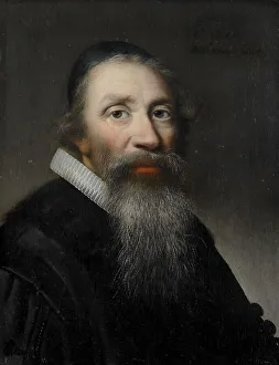 Palamedesz Anthonie Prints: Portrait of a Man, probably a Clergyman, 1650. Creator: Unknown