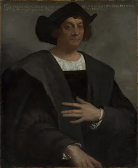 Columbus Prints: Portrait of a Man, Said to be Christopher Columbus (born about 1446, died 1506), 1519