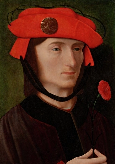 Samson Prints: Portrait of a Man with a Samson Medal. Creator: Flemish painter