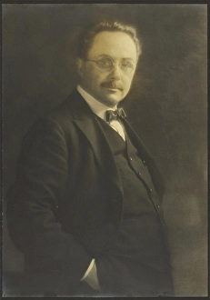 Hand In Pocket Prints: Portrait of a Man Standing with Hand in Pocket, 1907-1943. Creator: Louis Fleckenstein
