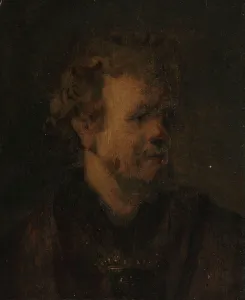 Rembrandt Van Rijn School Of Prints: Portrait of a man / Tronie, c1645. Creator: School of Rembrandt van Rijn