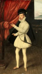 Portrait of a Man in White, 1574. Creator: Monogrammist LAM