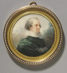 Portrait of a Man with a White Ruff, c. 1790. Creator: Heinrich Friedrich Füger (German