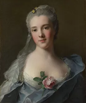 Casanova Collection: Portrait of Manon Balletti (1740?1776), 1757. Artist: Nattier, Jean-Marc (1685-1766)