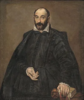 Jacopo Comin Prints: Portrait of a Man;Portrait of the Architect Andrea Palladio, 1570-1575. Creator: El Greco