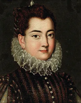 Farnese Prints: Portrait of Marchioness Clelia Farnese (1556-1613)