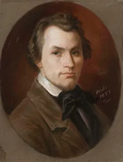 Larson Simeon Markus Prints: Portrait of Marcus Larsson, 1855. Creator: Maria Rohl