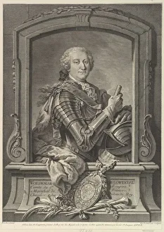 Portrait of Marechal de Lowendal, 18th century. Creator: Nicolas de Larmessin