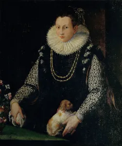 Queen Margot Prints: Portrait of Margaret of Valois (1553-1615), 1590. Creator: Anonymous