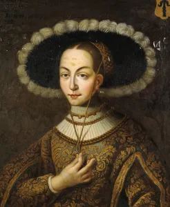 Skokloster Castle Prints: Portrait of Margareta Eriksdotter Vasa (1497-1536), sister of king Gustav I of Sweden