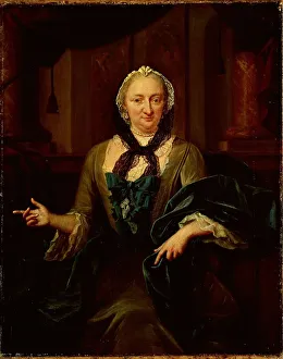 Pearl Earrings Prints: Portrait of Margaretha Trip, Wife of Hendrik van de Poll