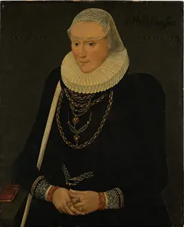 Portrait of Margaretha Volker, nee Holzhausen, 1588. Creator: Unknown