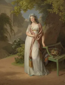 Tischbein Prints: Portrait of Margravine Luise von Anhalt-Dessau (1750-1811)