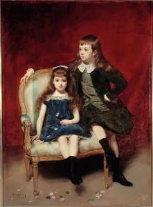 Duran Carolus Prints: Portrait of Marguerite (1883-1973) and Robert (1880-1956) de Broglie
