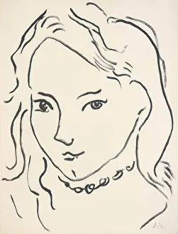Matisse Prints: Portrait de Marguerite, 1906-1907. Creator: Matisse, Henri (1869-1954)