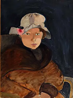 Matisse Prints: Portrait de Marguerite Matisse, 1918. Creator: Matisse, Henri (1869-1954)